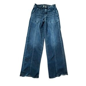 American Eagle Dark Wash Wide Leg Jeans